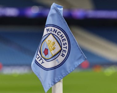 Manchester City, Manchester Stadyumu, Birleşik Krallık 'ta 25 Kasım 2025' te Manchester City - Bayer 04 Leverkusen maçında UEFA Şampiyonlar Ligi 5.