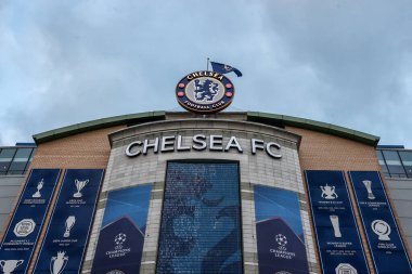 Stamford Köprüsü 'nün genel görünümü, UEFA Şampiyonlar Ligi' nin 5 / 8 Chelsea-Barcelona maçı öncesinde Stamford Bridge, Londra, 25 Kasım 2025