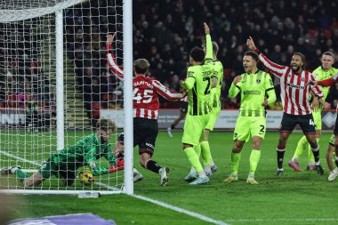 Sheffield United takımından Patrick Bamford, 26 Kasım 2025 'te İngiltere' nin Bramall Lane kentinde oynanan Sheffield United-Portsmouth maçında 2-0 berabere kaldı.
