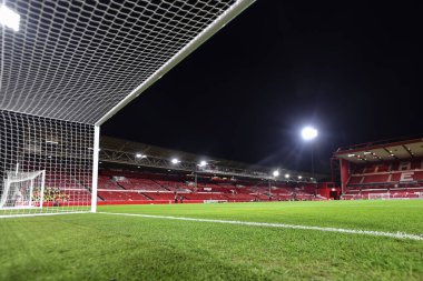 UEFA Avrupa Ligi Maçı sırasında The City Ground 'un genel bir görüntüsü. 8 Nottingham Ormanı' nın Malmö FF 'ye karşı 27 Kasım 2025, Nottingham, İngiltere. 