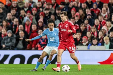 Nottingham Ormanı 'ndan James McAtee 27 Kasım 2025' te İngiltere 'nin Nottingham şehrinde oynanan 8 Nottingham Ormanı' nın 5 'inci maçında Malmö FF' ye karşı oynuyor. 