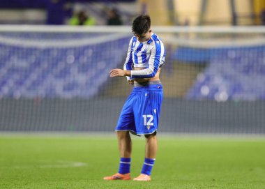 Sheffield Wednesday takımının oyuncusu Harry Amass, 29 Kasım 2025 'te İngiltere' nin Hillsborough kentinde oynanan Sheffield Wednesday-Preston North End maçında üzgün görünüyor. 