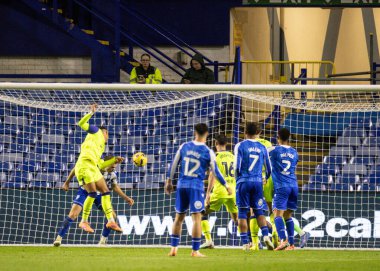 Preston North End 'den Lewis Dobbin, 29 Kasım 2025' te İngiltere 'nin başkenti Hillsborough' da Çarşamba günü Sheffield Preston North End 'e karşı oynanan Sky Bet Şampiyonası maçında 2-2 berabere kaldı. 