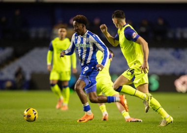 Sheffield 'li Jamal Lowe, 29 Kasım 2025' te İngiltere 'nin Hillsborough kentinde Çarşamba günü Sheffield Çarşamba günü Preston North End' e karşı oynanan Gökyüzü İddia Şampiyonası maçında görev başında. 