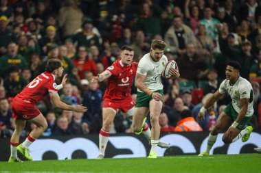 Güney Afrikalı Ethan Hooker, 29 Kasım 2025 tarihinde İngiltere 'nin Cardiff şehrindeki Principality Stadyumu' nda oynanan Galler - Güney Afrika maçı sırasında ara verdi. 