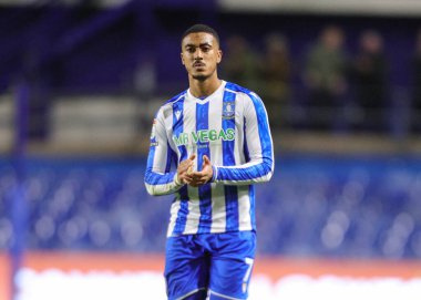 Sheffield 'li Yan Valery, 29 Kasım 2025' te İngiltere 'nin Hillsborough kentinde oynanan Sheffield Wednesday-Preston North End maçında taraftarları alkışlıyor. 