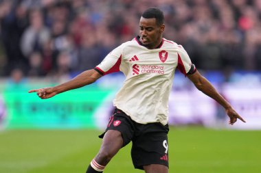 Premier Lig karşılaşmasında Liverpool 'dan Alexander Isak, 30 Kasım 2025' te Londra Stadyumu 'nda Liverpool' a karşı West Ham United maçında 
