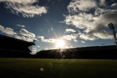 Selhurst Park 'ın Premier Lig maçı sırasında, 30 Kasım 2025' te Londra, Selhurst Park 'ta Manchester United' a karşı oynanan Crystal Palace maçına genel bir bakış.  
