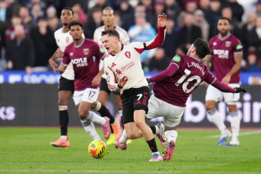 Premier Lig maçı 30 Kasım 2025 'te Londra Stadyumu' nda West Ham United Liverpool 'a karşı. 