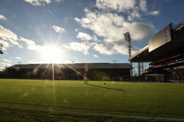 Selhurst Park 'ın Premier Lig maçı sırasında, 30 Kasım 2025' te Londra, Selhurst Park 'ta Manchester United' a karşı oynanan Crystal Palace maçına genel bir bakış. 