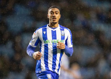 Sheffield 'li Yan Valery, 29 Kasım 2025' te Sheffield Çarşamba günü Preston North End 'e karşı oynanan Gökyüzü İddia Şampiyonası maçında... 