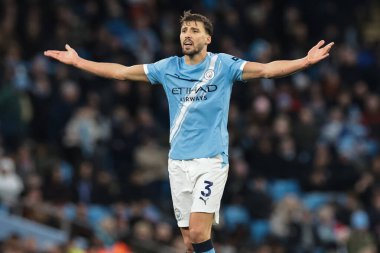Manchester City 'den Ruben Dias, Manchester City - Leeds United maçında 29 Kasım 2025' te Etihad Stadyumu 'nda tepki gösterdi. 