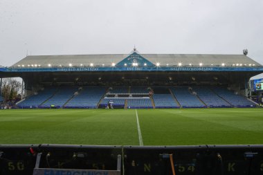 Hillsborough 'un 29 Kasım 2025' te İngiltere 'nin Hillsborough kentinde oynanan ve Sheffield Wednesday' in Preston North End 'e karşı oynadığı Sky Bet Şampiyonası öncesinde genel bir görüntüsü 