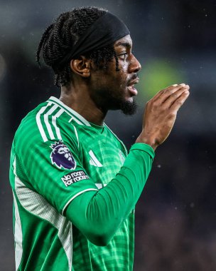 Newcastle 'dan Anthony Elanga Premier League maçında Everton, Newcastle United' a karşı Hill Dickinson Stadyumu, Liverpool, Birleşik Krallık, 29 Kasım 2025 