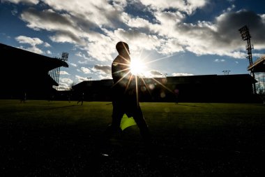 Premier Lig maçı sırasında çizgi oyuncuları, 30 Kasım 2025 'te Londra, Selhurst Park' ta Manchester United 'a karşı Crystal Palace maçında... 