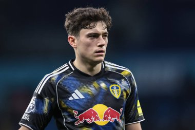 Leeds United takımından Daniel James Manchester City - Leeds United maçında Etihad Stadyumu, Manchester, Birleşik Krallık, 29 Kasım 2025 