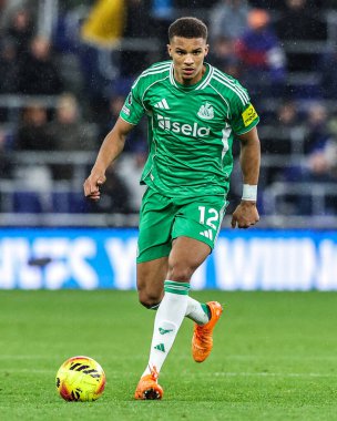 Newcastle United takımından Malick Thiaw Premier League maçında Everton, Newcastle United 'a karşı Hill Dickinson Stadyumu, Liverpool, Birleşik Krallık, 29 Kasım 2025 