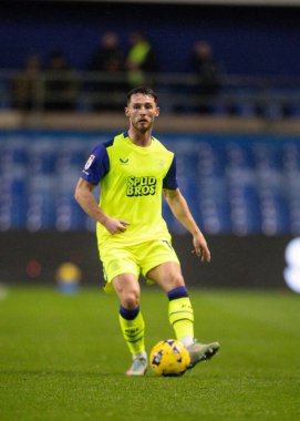 Preston North End 'den Andrew Hughes, 29 Kasım 2025' te İngiltere 'nin Hillsborough kentinde oynanan Sheffield Wednesday-Preston North End maçında pas veriyor. 