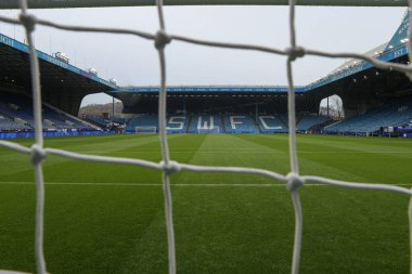 Hillsborough 'un 29 Kasım 2025' te İngiltere 'nin Hillsborough kentinde oynanan ve Sheffield Wednesday' in Preston North End 'e karşı oynadığı Sky Bet Şampiyonası öncesinde genel bir görüntüsü 