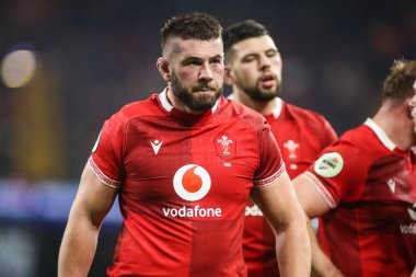 Galler 'den Gareth Thomas Quilter Nations Serisi 2025' te Principality Stadyumu, Cardiff, Birleşik Krallık 'ta Galler - Güney Afrika maçında 29 Kasım 2025 