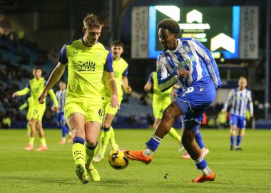 Sheffield 'li Jamal Lowe, 29 Kasım 2025' te İngiltere 'nin başkenti Sheffield' da oynanan Sheffield Wednesday 'in Preston North End' e karşı oynadığı Gökyüzü İddia Şampiyonası maçında gol atarken görülüyor. 