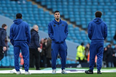 Leeds United takımından Joel Piroe, Manchester City ile Leeds United arasındaki Premier League maçı sırasında 29 Kasım 2025 'te Etihad Stadyumu' na geldi. 