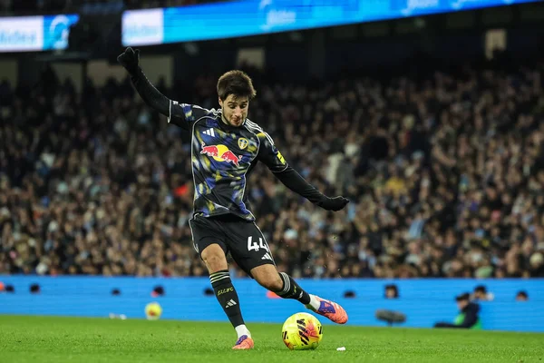 Leeds United takımından Ilia Gruev, Manchester City - Leeds United maçında 29 Kasım 2025 'te Etihad Stadyumu, Manchester, İngiltere' de karşı karşıya geldi. 