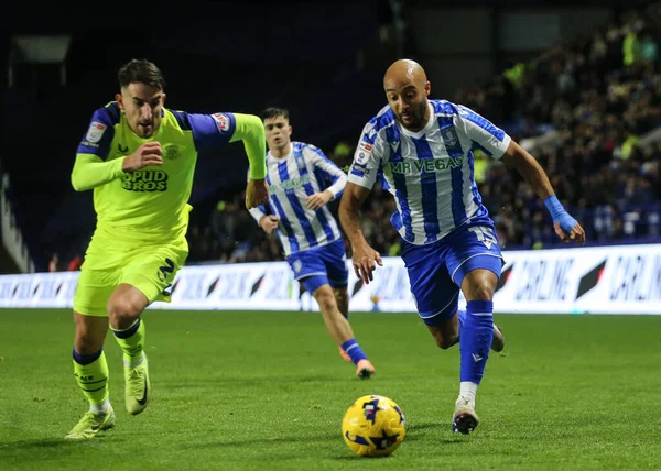 Sheffield 'den Nathan Redmond, 29 Kasım 2025' te İngiltere 'nin Hillsborough kentinde Çarşamba günü Sheffield Çarşamba günü Preston North End' e karşı oynanan Gökyüzü İddia Şampiyonası maçında görev başında. 