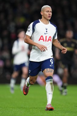 Tottenham Hotspur 'dan Richarlison Premier Lig maçı sırasında Tottenham Hotspur Fulham' a karşı Tottenham Hotspur Stadyumu, Londra, 29 Kasım 2025 