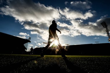Premier Lig maçı sırasında çizgi oyuncuları, 30 Kasım 2025 'te Londra, Selhurst Park' ta Manchester United 'a karşı Crystal Palace maçında... 