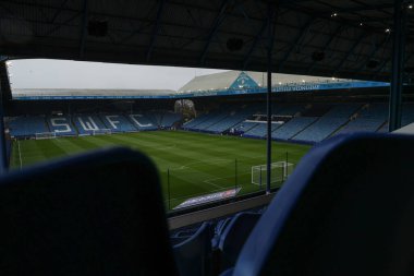 Hillsborough 'un 29 Kasım 2025' te İngiltere 'nin Hillsborough kentinde oynanan ve Sheffield Wednesday' in Preston North End 'e karşı oynadığı Sky Bet Şampiyonası öncesinde genel bir görüntüsü 