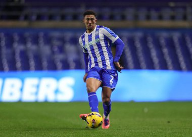 Sheffield Wednesday 'den Liam Palmer, 29 Kasım 2025' te İngiltere 'nin Hillsborough kentinde oynanan Sheffield Wednesday-Preston North End maçında pas veriyor. 