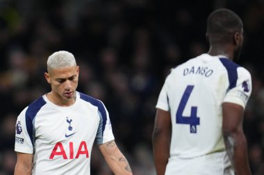 Tottenham Hotspur 'dan Richarlison Premier Lig maçı sırasında Tottenham Hotspur Fulham' a karşı Tottenham Hotspur Stadyumu, Londra, 29 Kasım 2025 