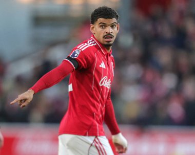 Nottingham Ormanı 'ndan Morgan Gibbs-White Premier League maçı sırasında Nottingham Forest, Brighton ve Hove Albion' a karşı City Ground, Nottingham, İngiltere, 30 Kasım 2025 