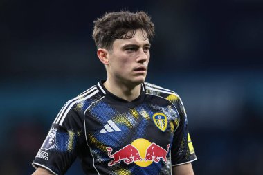 Leeds United takımından Daniel James Manchester City - Leeds United maçında Etihad Stadyumu, Manchester, Birleşik Krallık, 29 Kasım 2025 