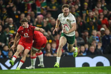 Güney Afrikalı Ethan Hooker, 29 Kasım 2025 tarihinde İngiltere 'nin Cardiff kentindeki Principality Stadyumu' nda oynanan Galler - Güney Afrika maçı sırasında takımı için bir deneme yaptı. 