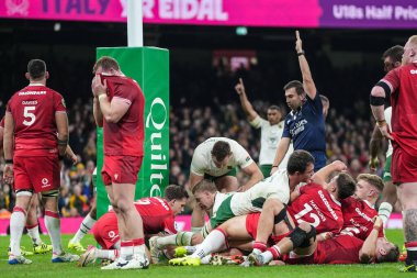 Güney Afrikalı Morne van den Berg, 29 Kasım 2025 tarihinde İngiltere 'nin Cardiff kentindeki Principality Stadyumu' nda oynanan Galler - Güney Afrika maçı sırasında takımı için bir deneme yaptı. 