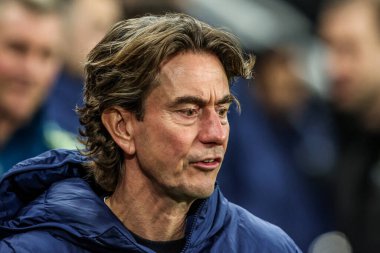 Thomas Frank Premier Lig maçında Tottenham Hotspur 'un teknik direktörü Newcastle United ile Tottenham Hotspur arasında 2 Aralık 2025' te St. James 's Park, Newcastle' da oynanan karşılaşma sırasında 