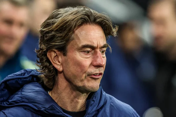 Thomas Frank Premier Lig maçında Tottenham Hotspur 'un teknik direktörü Newcastle United ile Tottenham Hotspur arasında 2 Aralık 2025' te St. James 's Park, Newcastle' da oynanan karşılaşma sırasında 