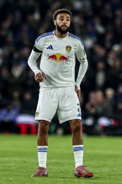 Leeds United takımının Jayden Bogle 'ı Premier League maçında Leeds United Chelsea' ye karşı Elland Road, Leeds, İngiltere, 3 Aralık 2025 