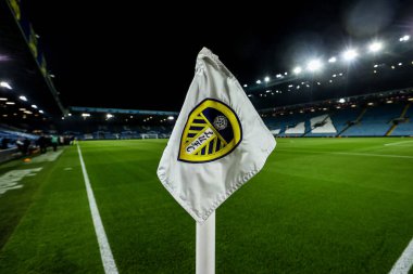 The Leeds United corner flag during the Premier League match Leeds United vs Chelsea at Elland Road, Leeds, United Kingdom, 3rd December 2025 