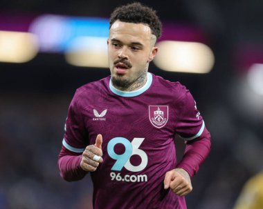 Burnley 'den Quilindschy Hartman Premier Lig maçı sırasında Burnley, Burnley' deki Kristal Saray 'a karşı 3 Aralık 2025 