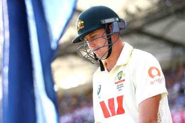 Avustralyalı Marnus Labuschagne, Avustralya 'nın Brisbane, Avustralya, 5 Aralık 2025' te The Gabba, Brisbane Ground, Brisbane, Avustralya 'da 2. 