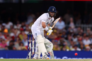İngiltere 'den Ben Duckett, Avustralya' nın Gabba, Brisbane Ground, Brisbane, Avustralya, 6 Aralık 2025 'te İngiltere' ye karşı NRMA Sigorta Külleri Serisi 'nin 3. 