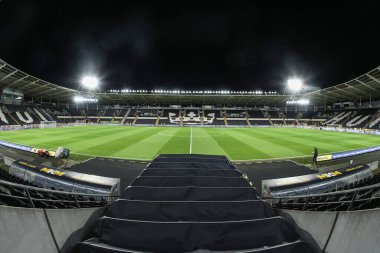 A general view of MKM stadium ahead of the Sky Bet Championship match Hull City vs Middlesbrough at MKM Stadium, Hull, United Kingdom, 5th December 2025 