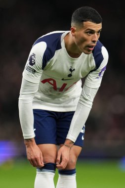 Tottenham Hotspur 'dan Pedro Porro Premier League maçında Tottenham Hotspur, Brentford' a karşı Tottenham Hotspur Stadyumu, Londra, 6 Aralık 2025 