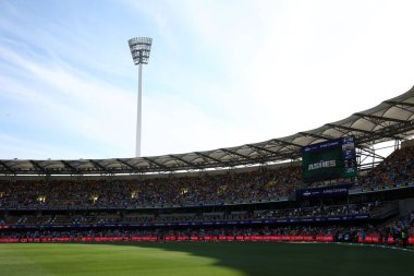 NRMA Sigorta Külleri Serisi Avustralya 'nın Gabba, Brisbane Kriket Sahası, Brisbane, Avustralya, 7 Aralık 2025' te İngiltere 'ye karşı 4. 