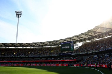 NRMA Sigorta Külleri Serisi Avustralya 'nın Gabba, Brisbane Kriket Sahası, Brisbane, Avustralya, 7 Aralık 2025' te İngiltere 'ye karşı 4. 