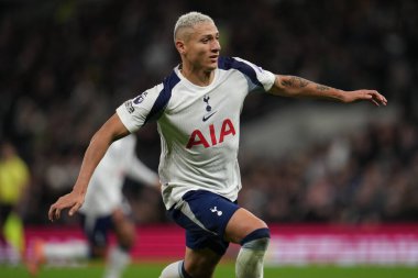 Tottenham Hotspur 'dan Richarlison Premier Lig maçında Tottenham Hotspur, Brentford' a karşı Tottenham Hotspur Stadyumu, Londra, 6 Aralık 202
