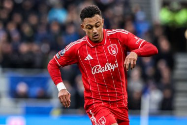 Nottingham Ormanı 'ndan Dan Ndoye Premier League maçı sırasında Everton, Nottingham Ormanı' na karşı Hill Dickinson Stadyumu, Liverpool, 6 Aralık 2025 